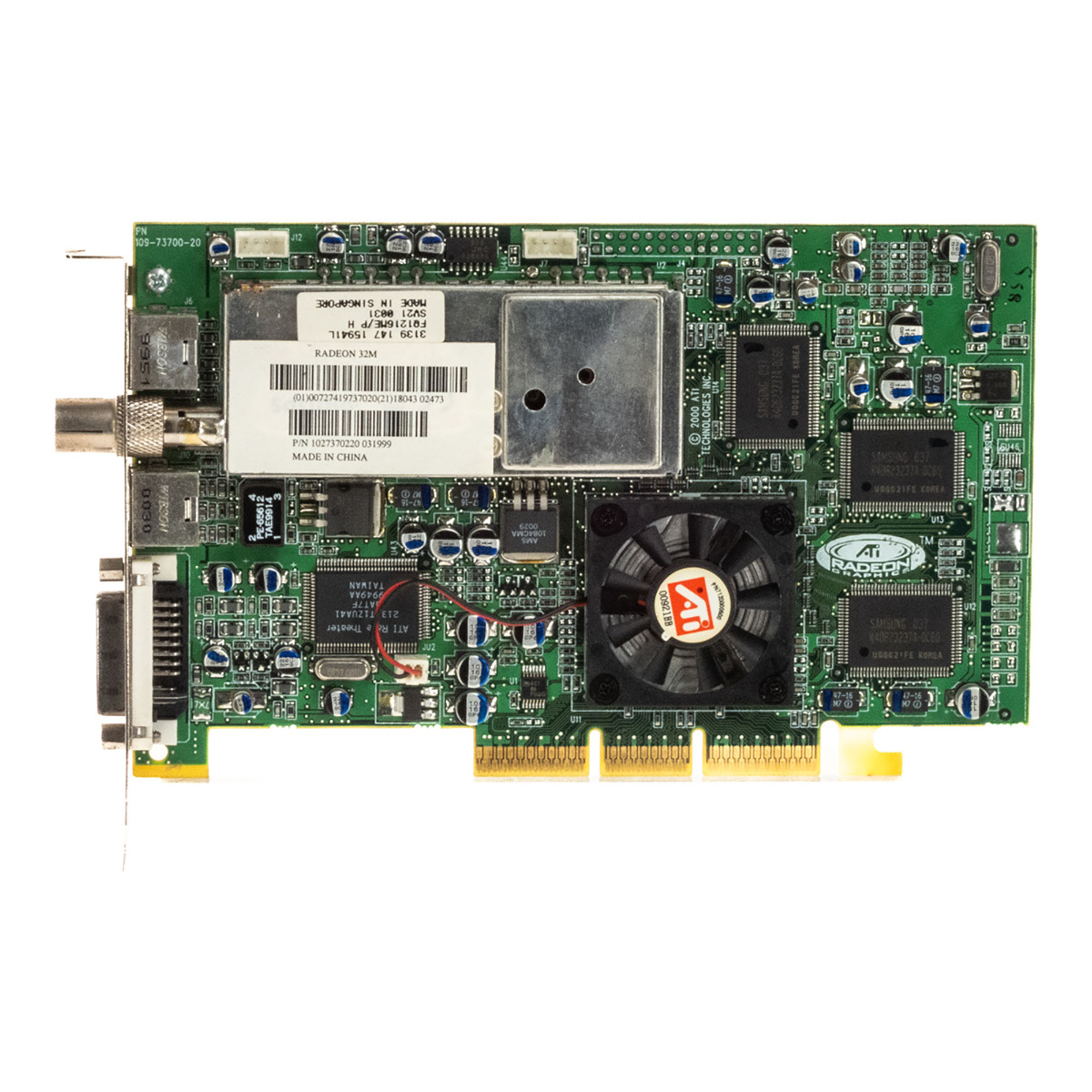 ATI RADEON 7200 32 Mo ALL-IN-WONDER TV TUNER AGP 109-73700-20