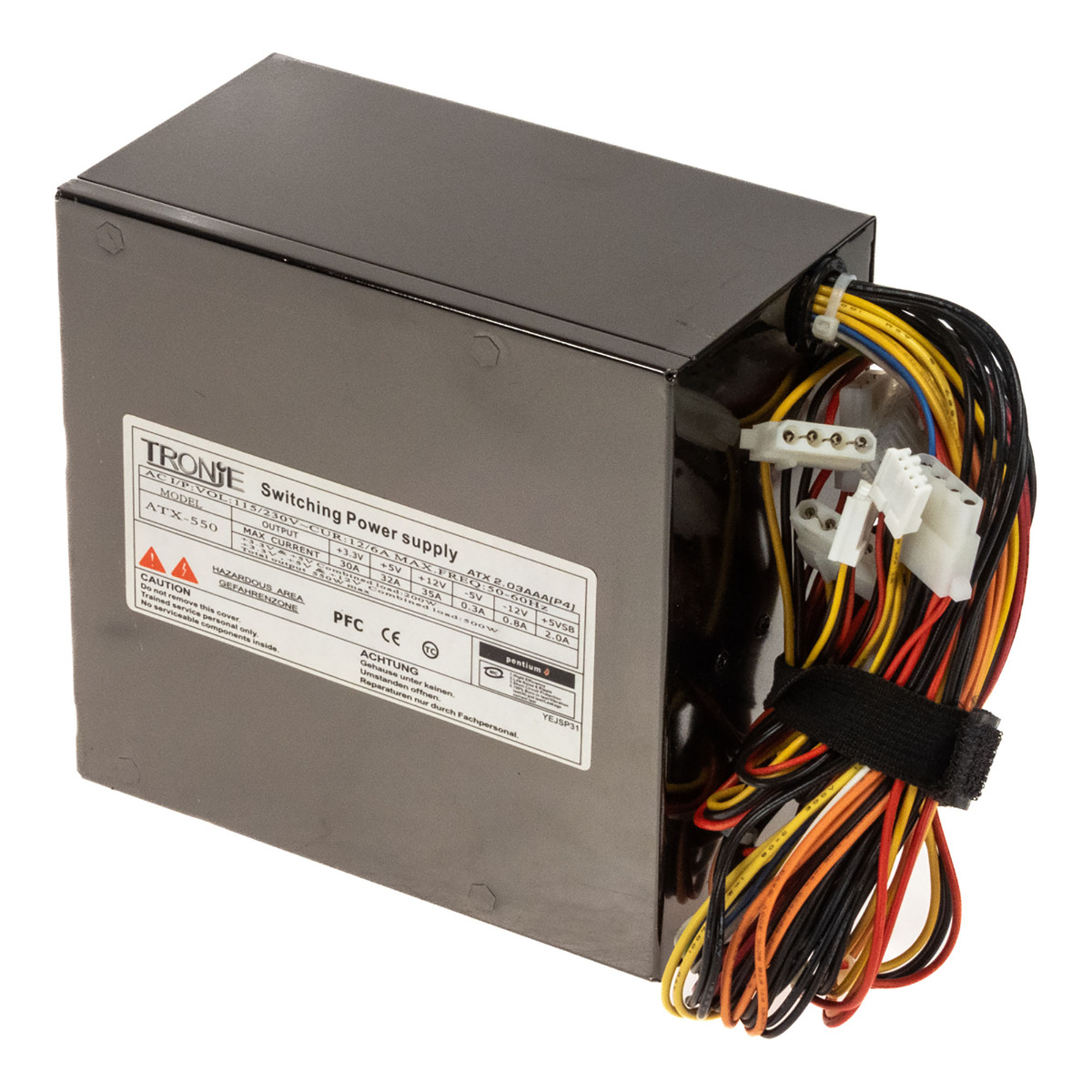 TRONIE ATX-550 550W ATX 20 broches ATX12V SATA MOLEX FDD