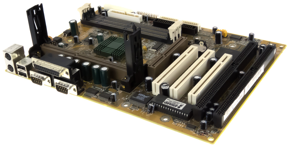 Carte mère BIOSTAR M6TBC SLOT 1 SDRAM AGP PCI ISA ATX