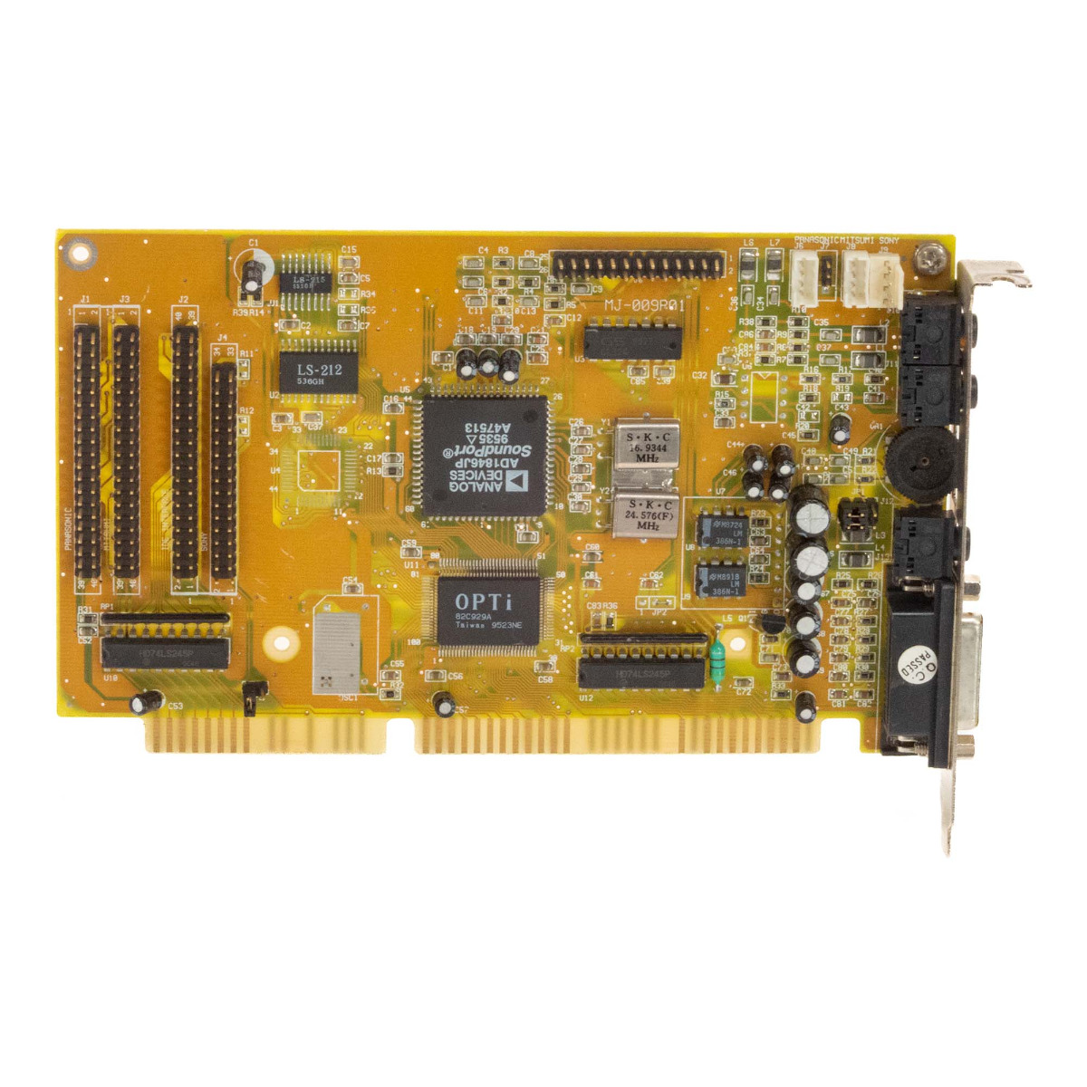 Carte son ISA ANALOG DEVICES AD1846JP SOUNDPORT avec contrôleur IDE 82C929A