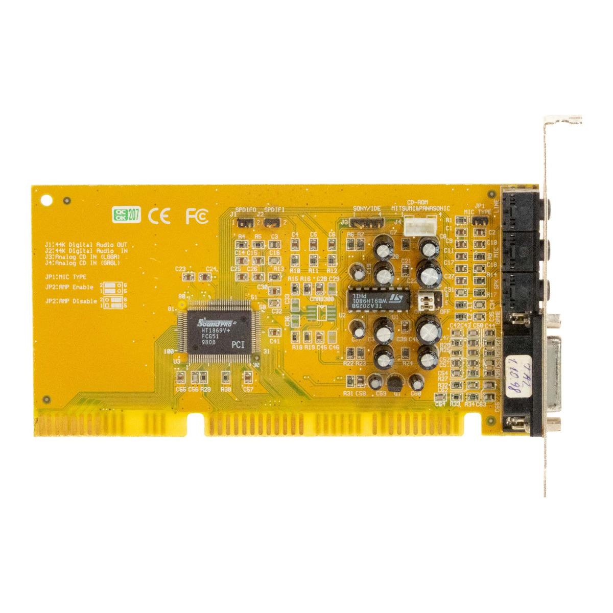 Carte son ISA SOUNDPRO HT1869V+