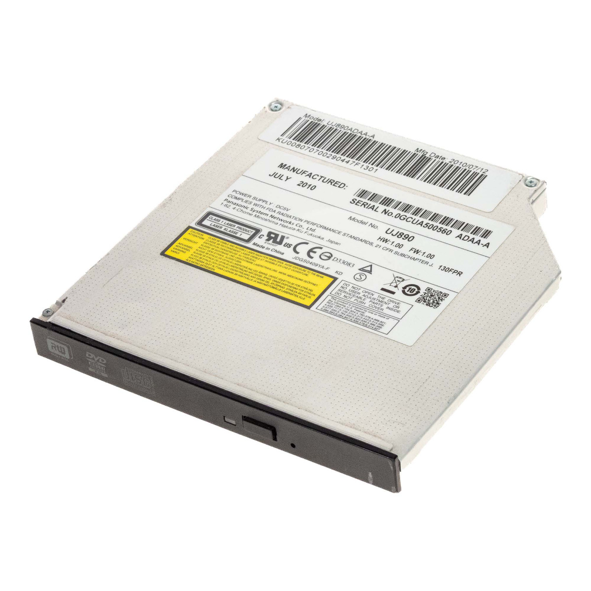 PANASONIC UJ890 Graveur DVD-RW SATA Slim