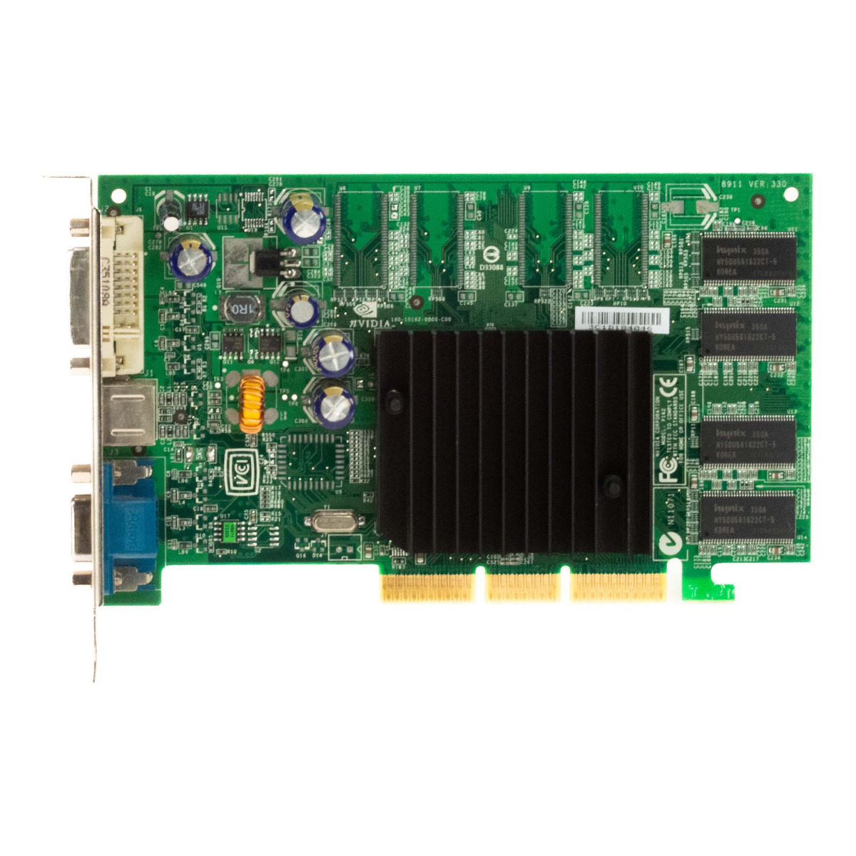DELL 09Y452 NVIDIA GEFORCE FX 5200 128MB MS-8911 AGP DVI VGA