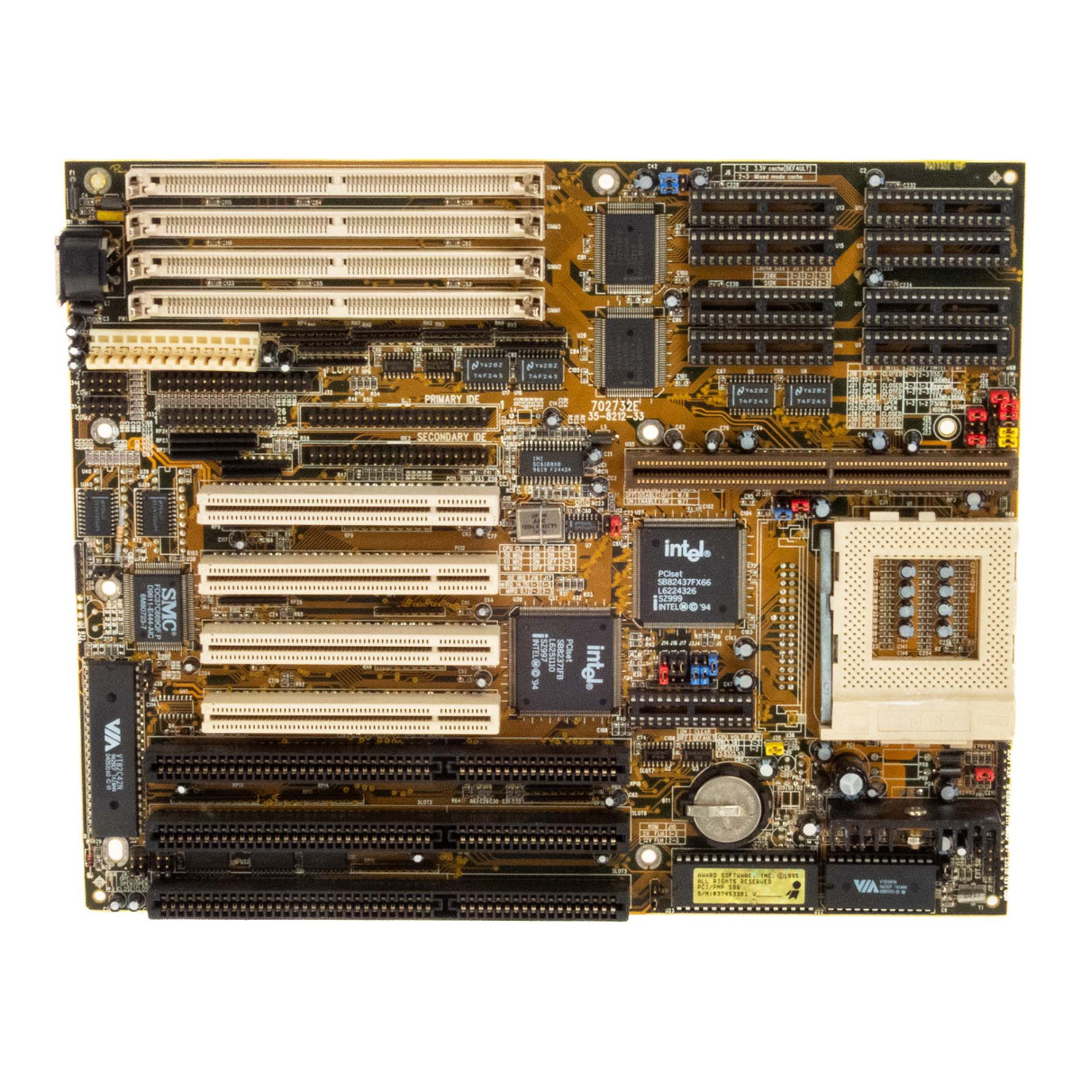 PCPARTNER MB500N 35-8212-33 SOCKET 7 FPM/EDO DRAM PCI ISA Baby-AT
