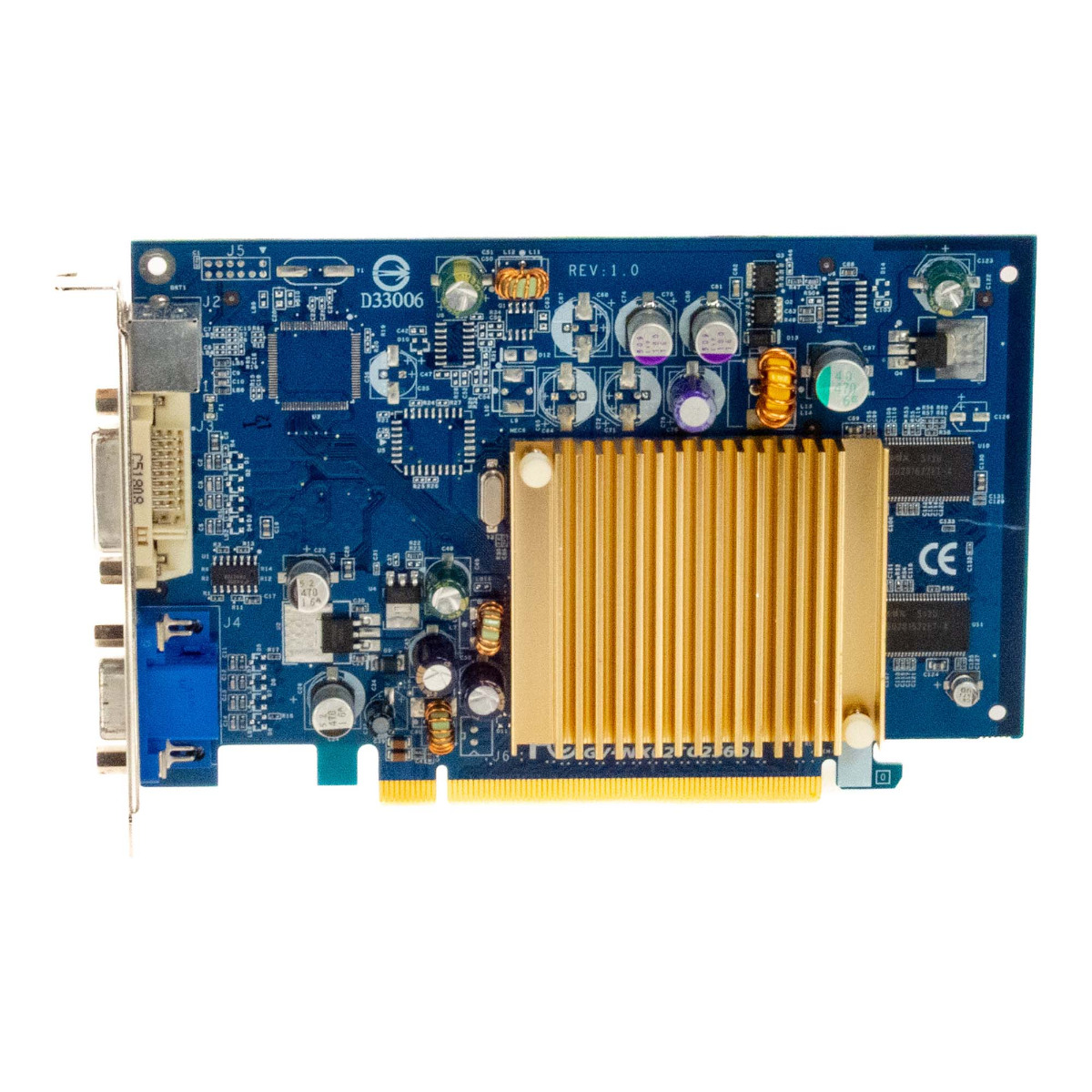 GIGABYTE NVIDIA GeForce 6200 TC 256 Mo DDR GV-NX62TC256DE PCIe