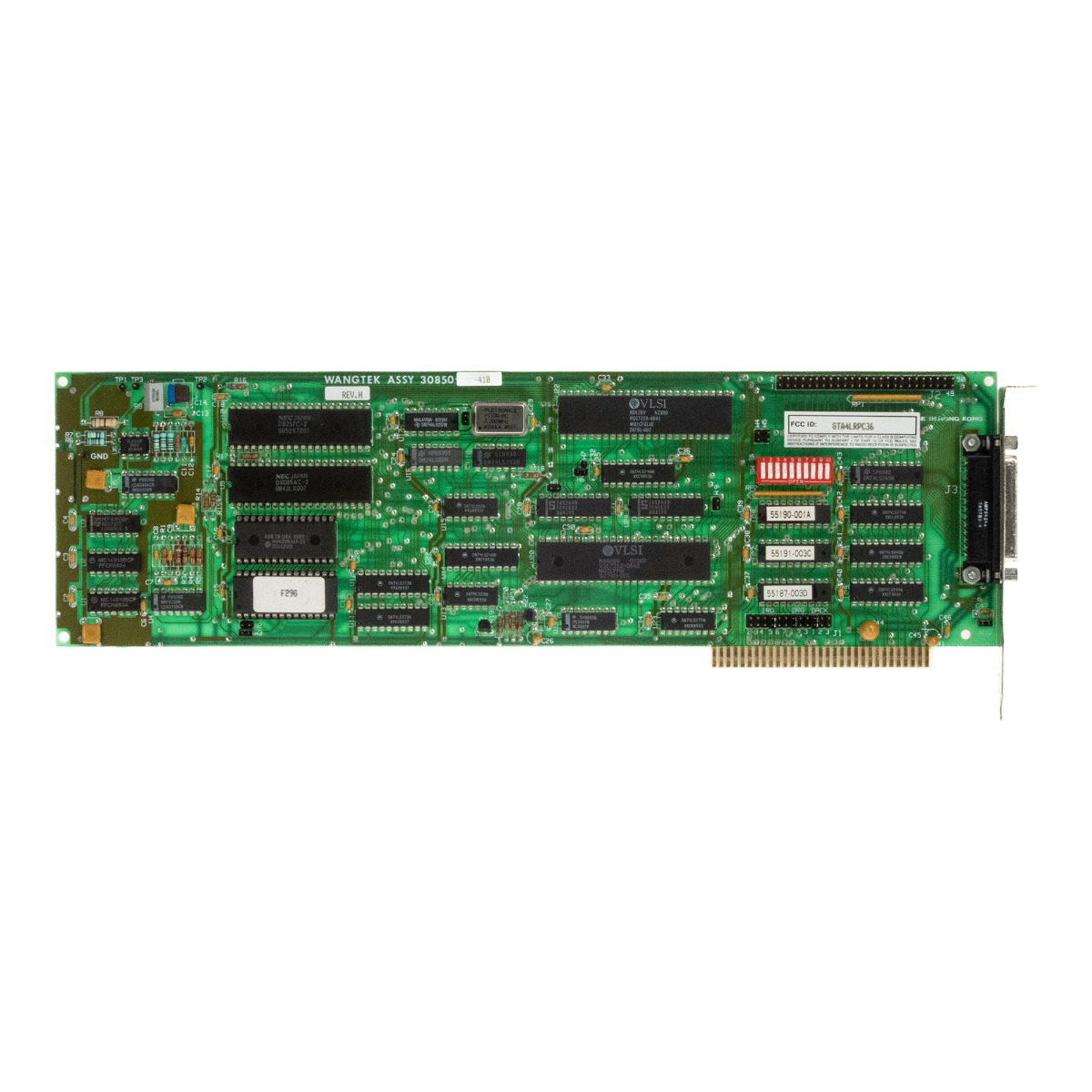CONTRÔLEUR DE BANDE MAGNÉTIQUE 8-BITS ISA WANGTEK 30850-410 GTA4LRPC36 (PC-36/QIC-36)