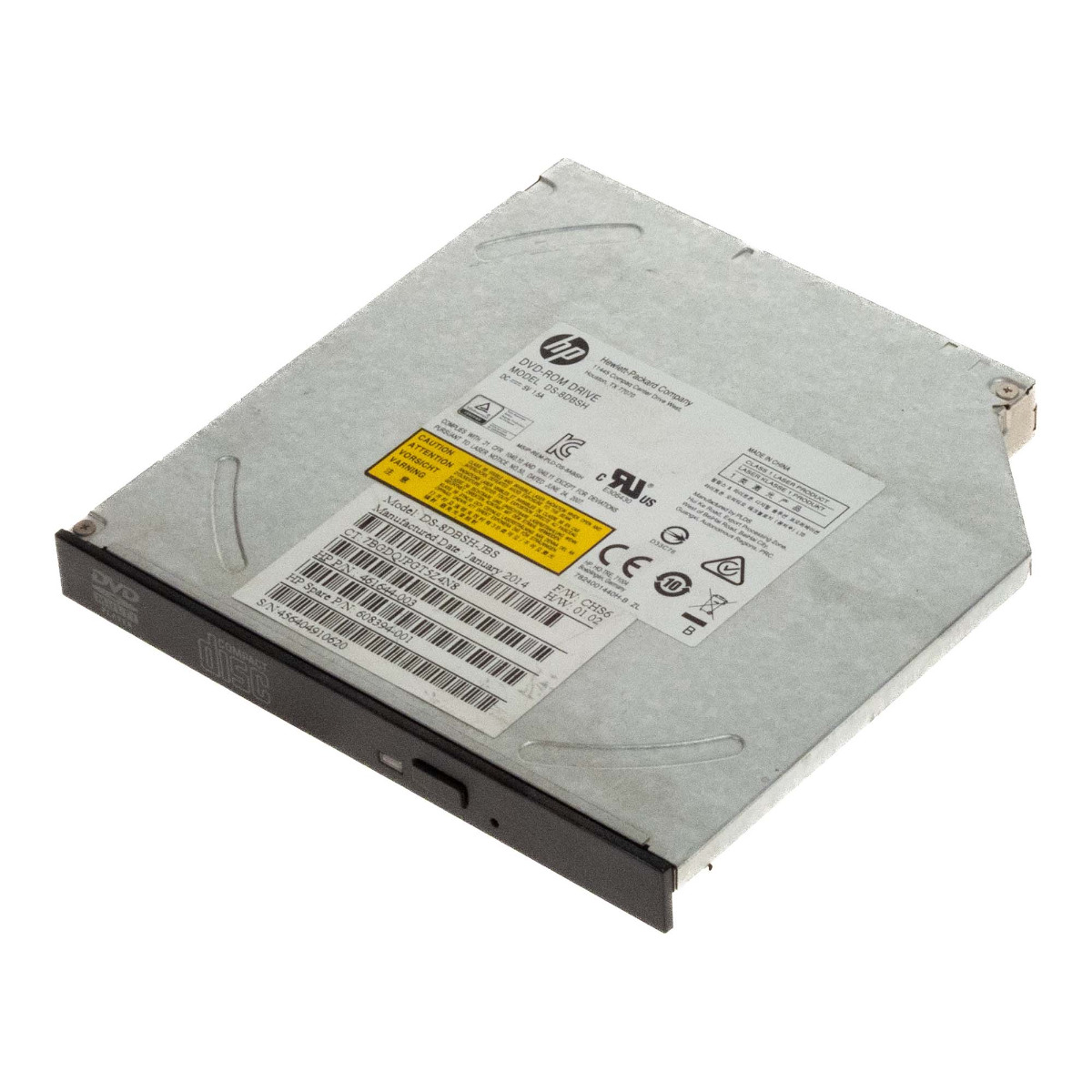 HP 608394-001 DS-8DBSH Lecteur DVD-ROM SATA Slim
