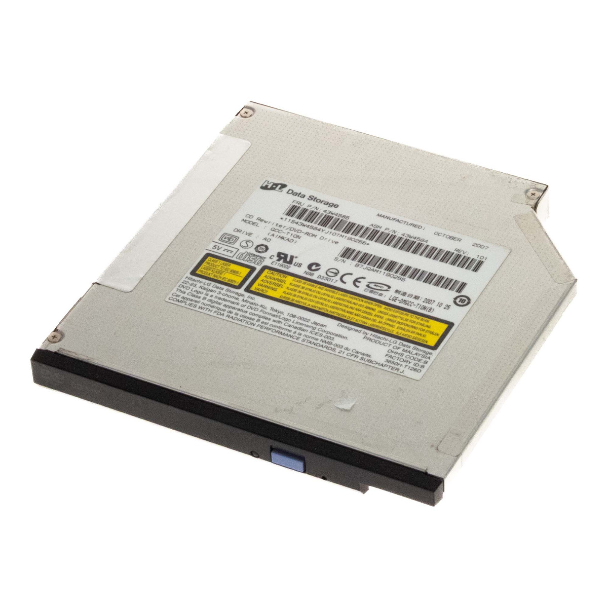 IBM 43W4585 GCC-T10N Graveur CD-RW / Lecteur DVD-ROM Combo IDE Slim