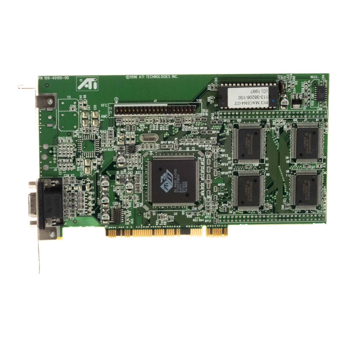 ATI RAGE II + DVD 4 Mo 109-40100-00 MACH64 GT D-SUB PCI