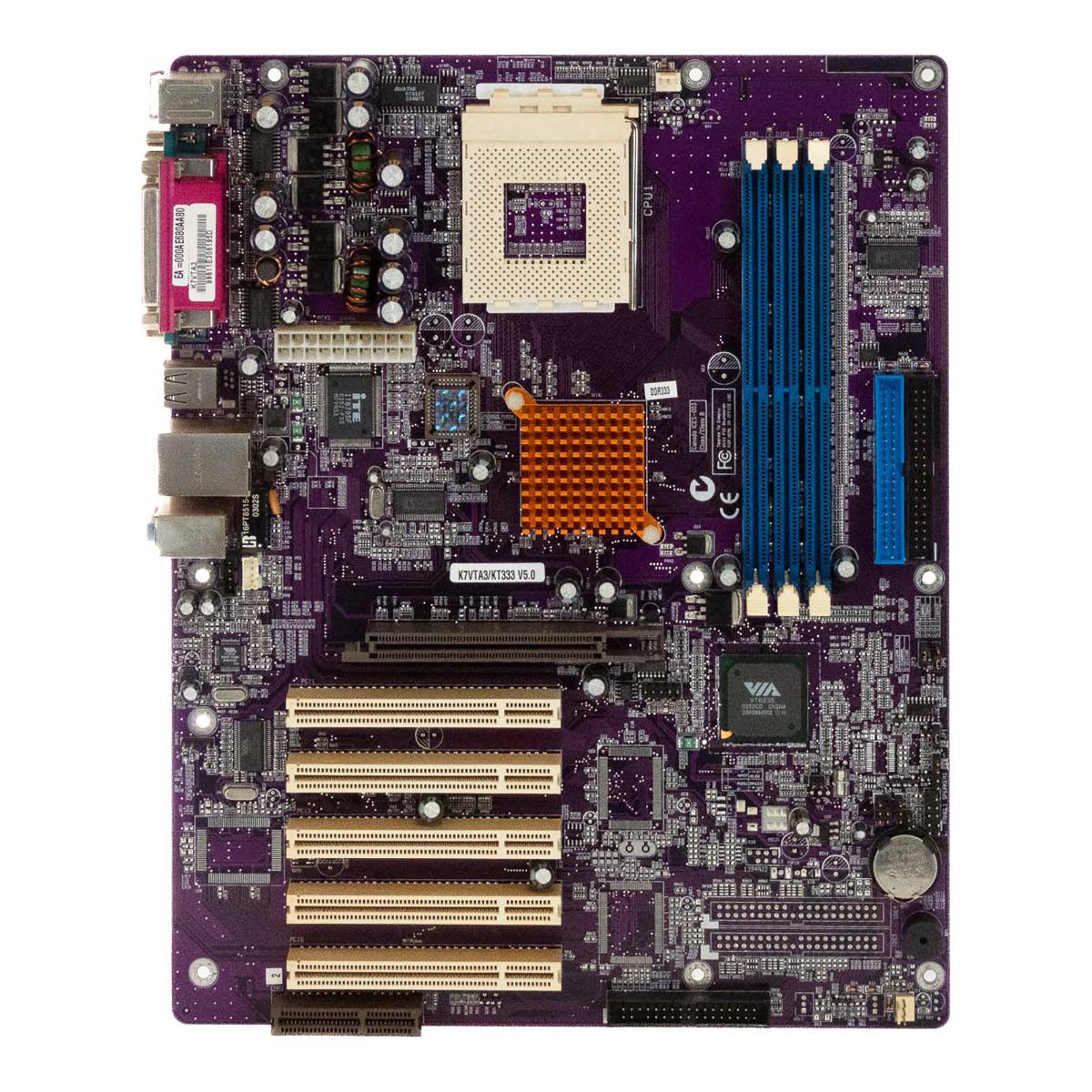 ECS K7VTA3 / KT333 V5.0 SOCKET 462 (A) DDR AGP PCI CNR ATX