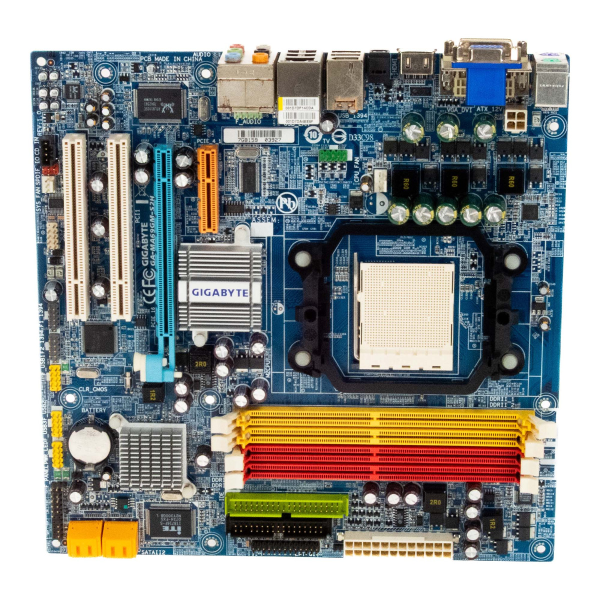GIGABYTE GA-MA69GM-S2H SOCKET AM2+/AM2 DDR2 PCIe PCI mATX