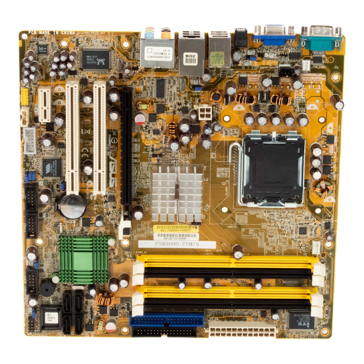 ASUS P5RS600-FVM/S SOCKET LGA775 DDR2 PCIe PCI mATX