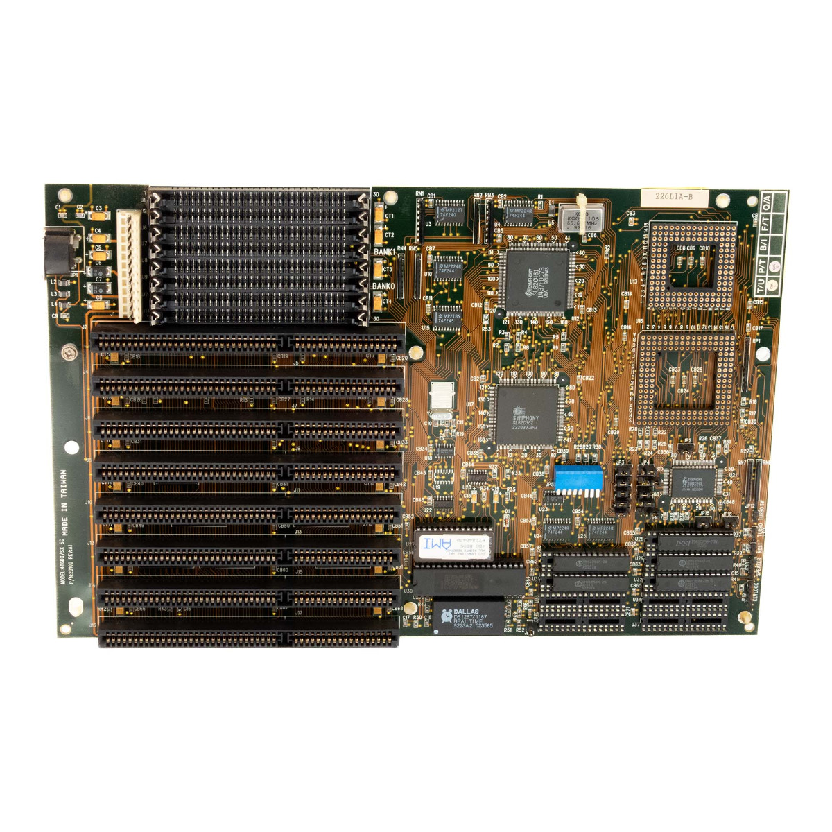 FIC 486DX/SX SC 20100 REV:A1 SOCKET PGA168 SIMM ISA Baby-AT