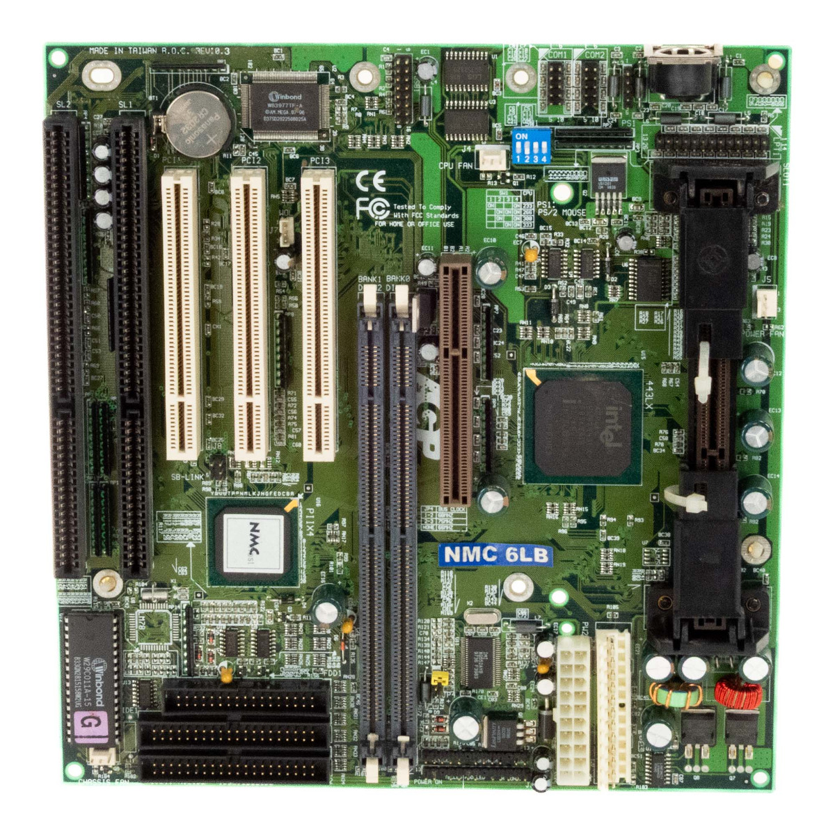 NMC NMC 6LB SLOT 1 SDRAM AGP PCI ISA Baby-AT