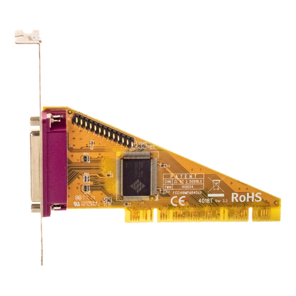 Carte PCI SUNIX 4018T Ver 3.2 avec 2 ports parallèles (LPT)