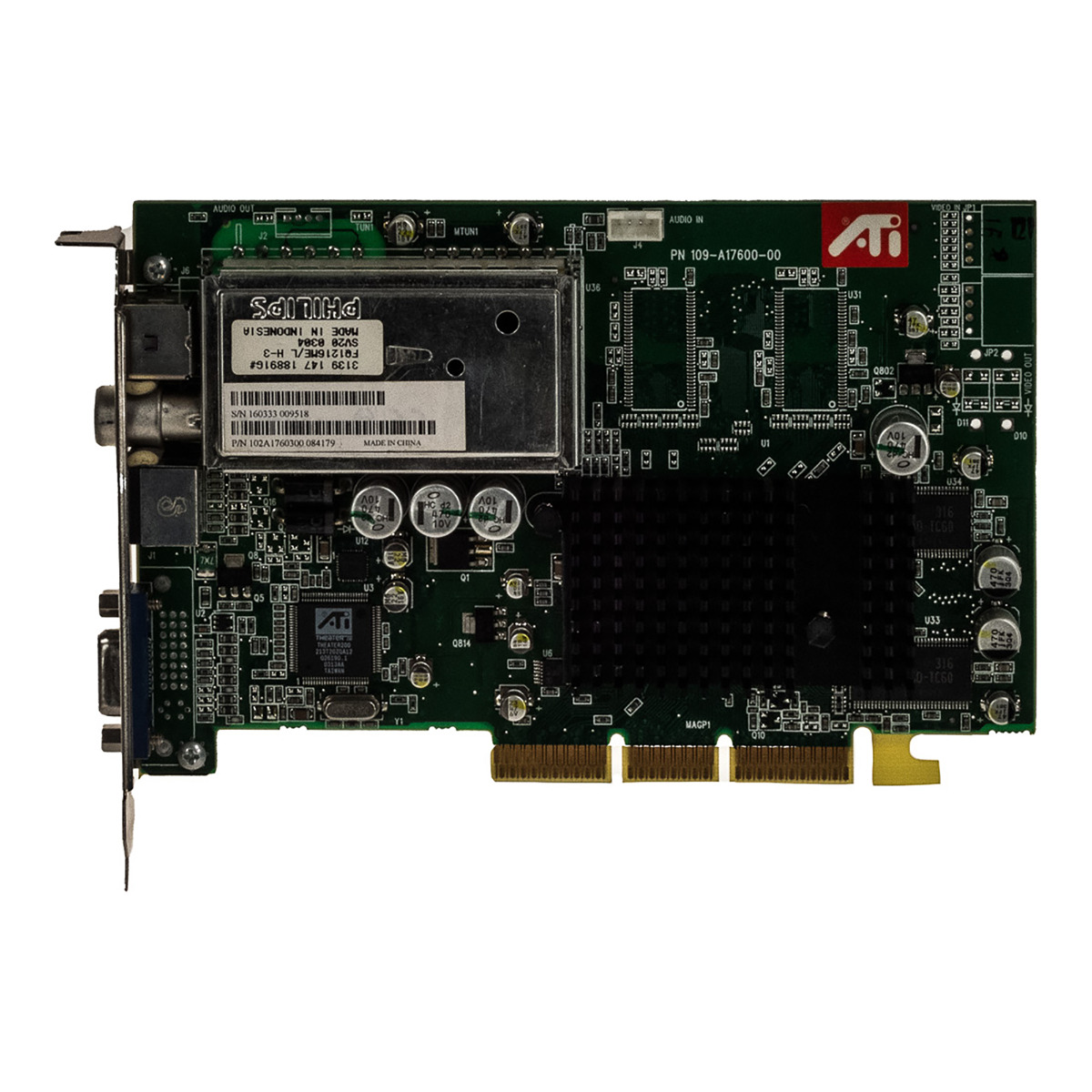 SAPPHIRE All-In-Wonder ATI RADEON 9200 SE 128MB DDR 109-A17600-00 AGP