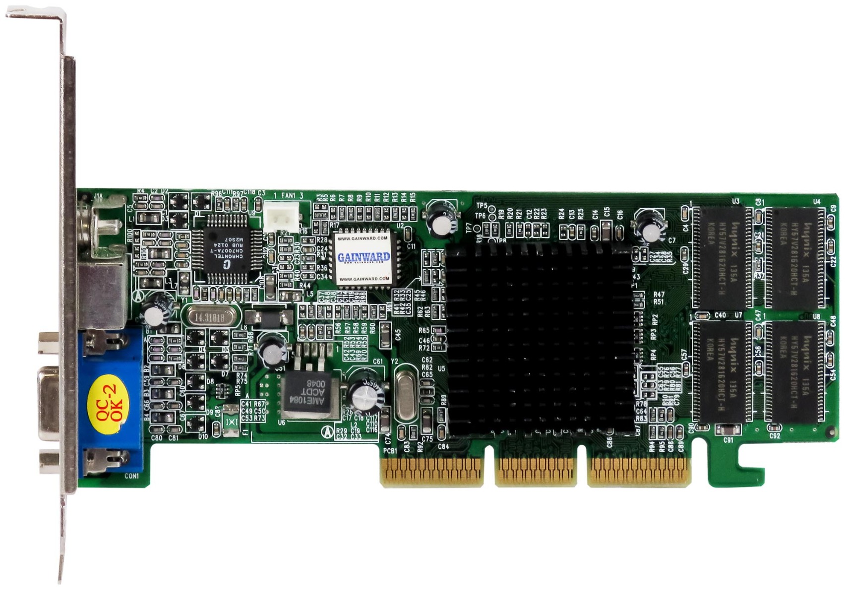 Gainward NVIDIA GeForce2 MX200 32MB VGA-GWV06-A V06-A1 AGP