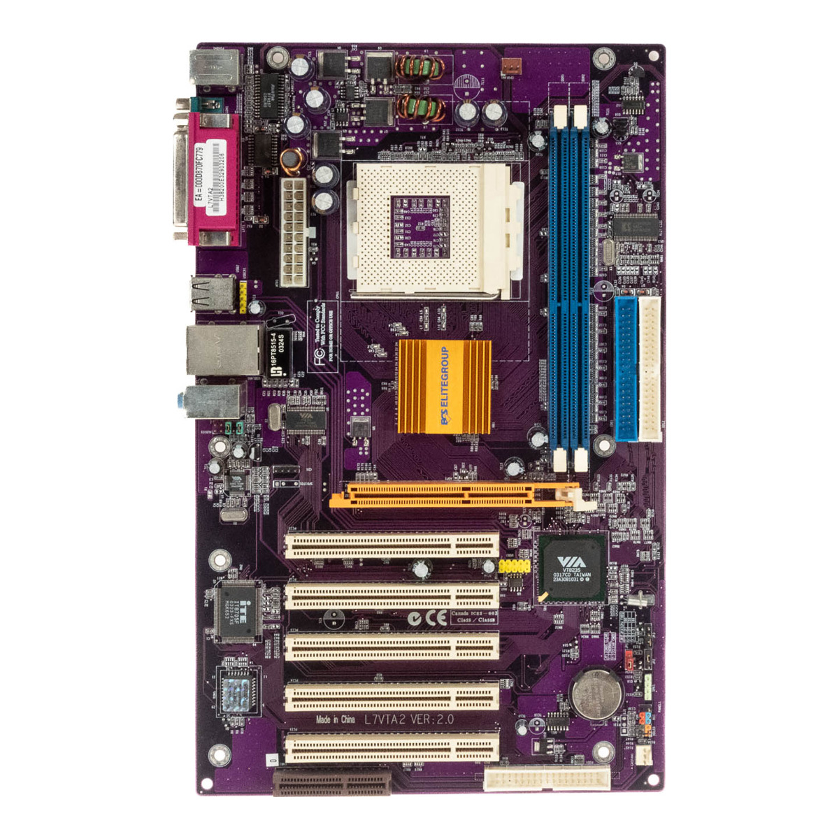 ECS L7VTA2 VER:2.x SOCKET 462 DDR AGP PCI CNR ATX