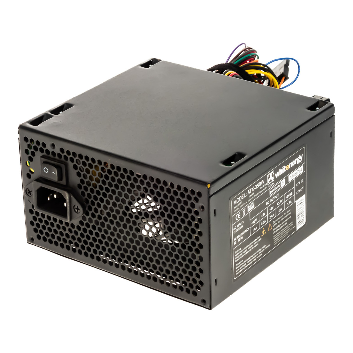WHITENERGY ATX-350W 350W ATX 20+4 broches ATX12V SATA MOLEX FDD
