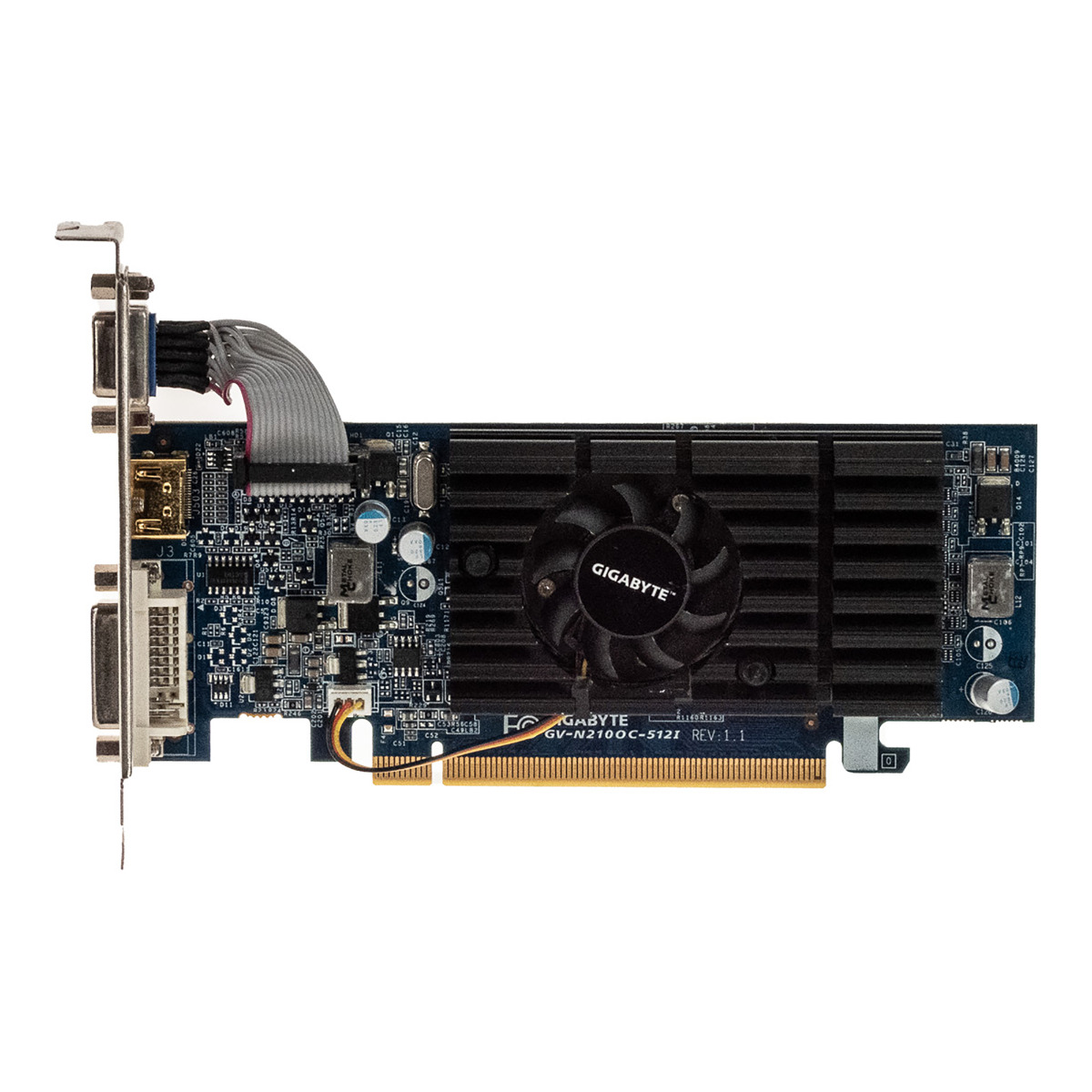 GIGABYTE NVIDIA GEFORCE 210 512MB GDDR2 GV-N210OC-512I PCIe x16