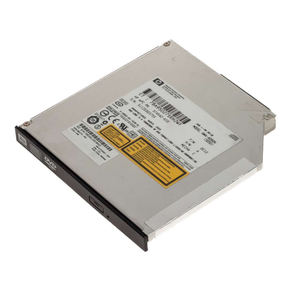 HP 380773-001 374542-6C0 GWA-4080N DVD+/-RW DRIVE IDE SLIM