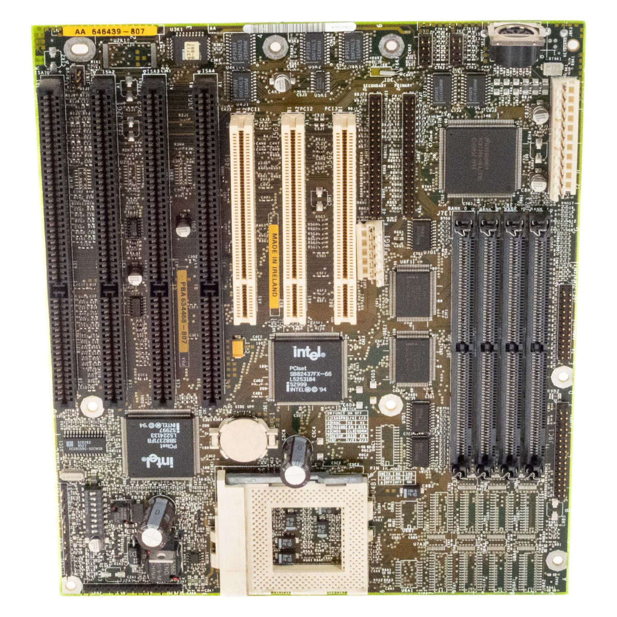 INTEL AA646439-807 PBA634468-807 SOCKET 5 FPM/EDO DRAM PCI ISA Baby-AT