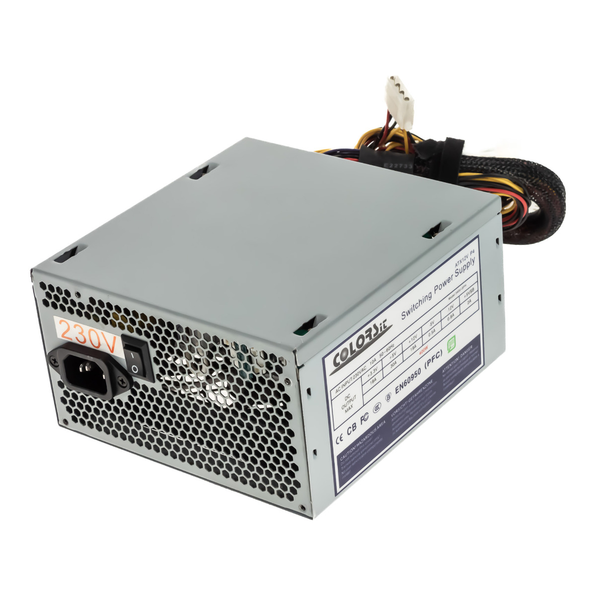 COLORSIT 340U-SPH 400W ATX 20+4 broches ATX12V SATA MOLEX FDD