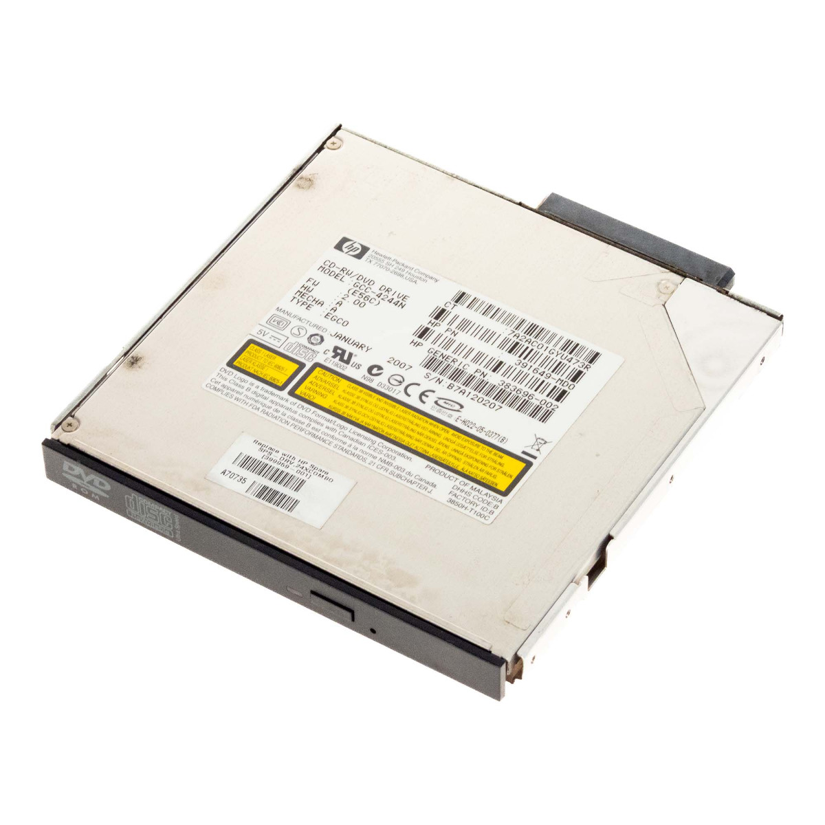 HP 399959-001 391649-MD0 GCC-4244N Graveur CD-RW/Lecteur DVD-ROM COMBO IDE SLIM