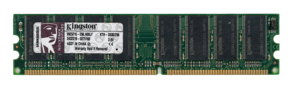 KINGSTON 256 Mo DDR PC3200U 400 MHz KTH-D530/256 9905216-056.A00LF Non-ECC
