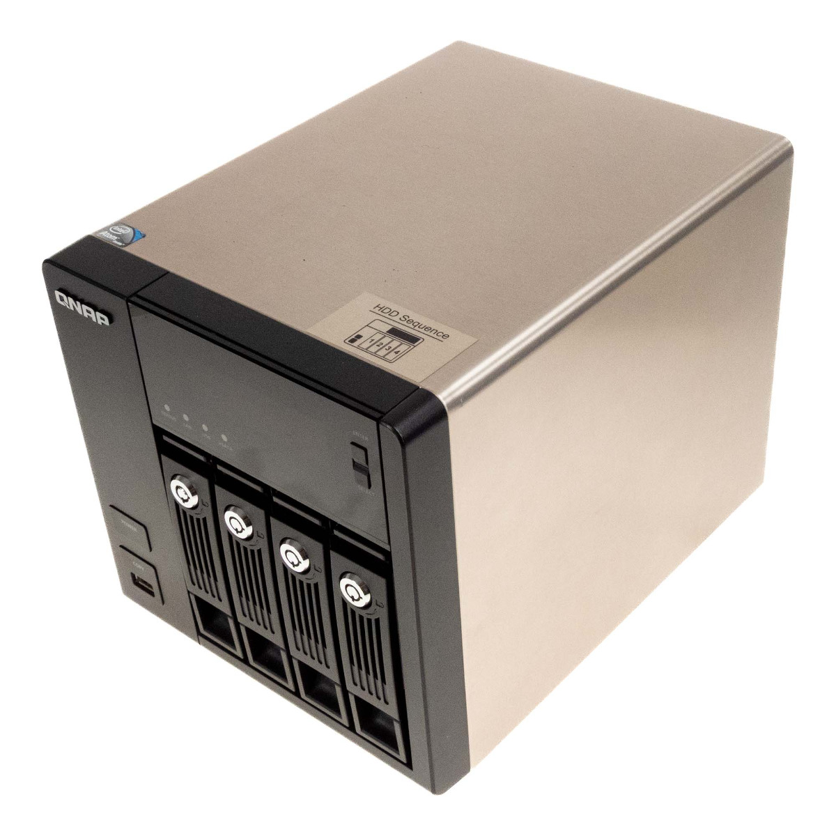QNAP TS-459 PRO NAS 0GB INTEL ATOM D510 DUAL CORE 1.66GHz 1GB DDR2
