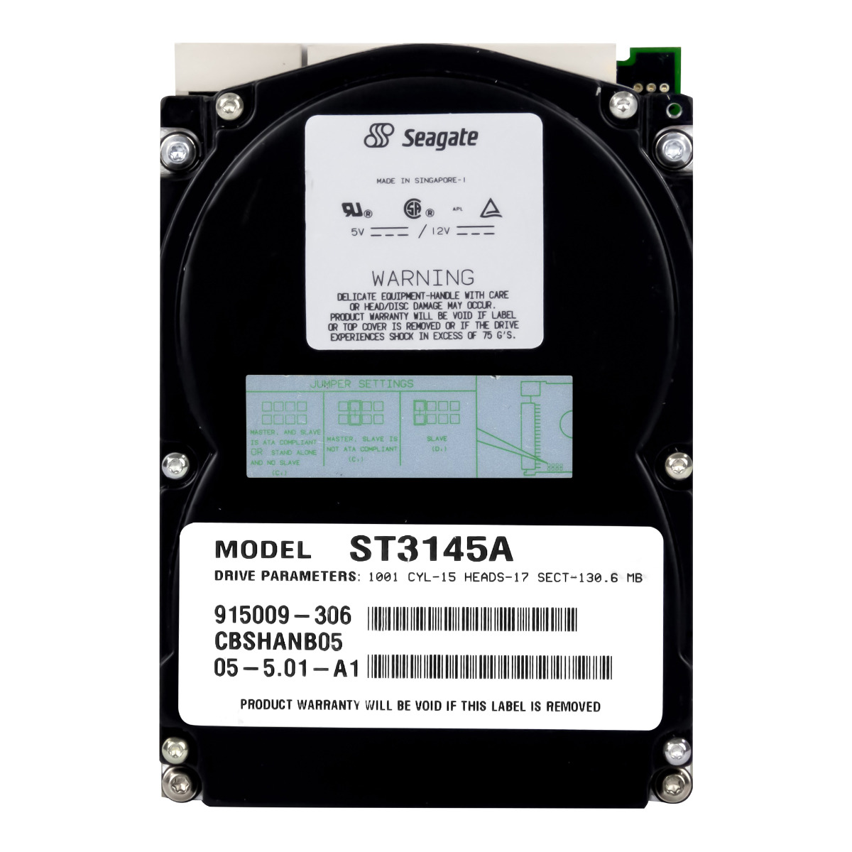 DISQUE DUR SEAGATE 915009-306 130 Mo 3811 tr/min ATA 3,5'' ST3145A