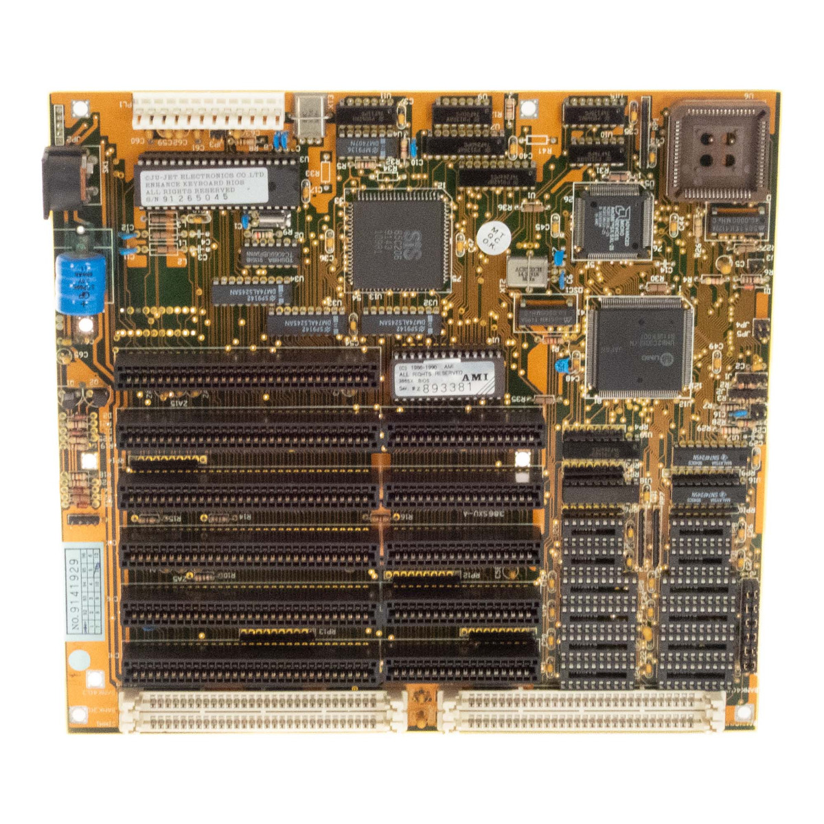AQUARIUS SYSTEMS 386SXU-A AMD Am386 SX/SXL-25 SIMM ISA Baby-AT