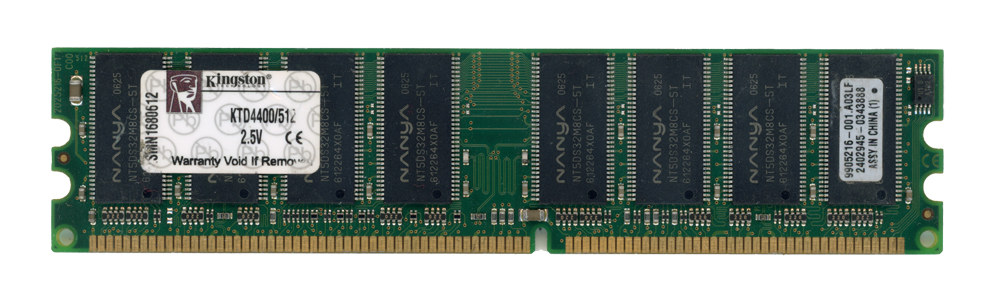 KINGSTON 512 Mo DDR PC2100 266 MHz KTD4400/512 9905216-001.A03LF Non-ECC