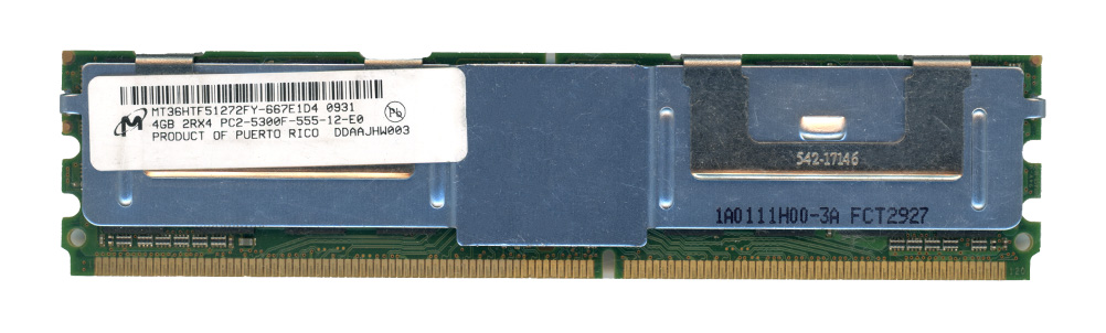 MICRON 4GB DDR2 2Rx4 PC2-5300F 667MHz MT36HTF51272FY-667E1 ECC FULLY BUFFERED
