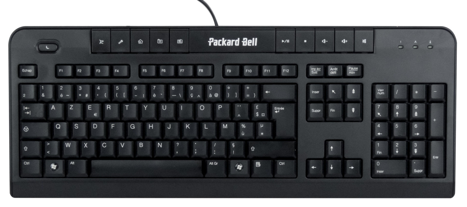 Clavier filaire PACKARD BELL KB.PS20F.003 6301N (AZERTY, PS/2)