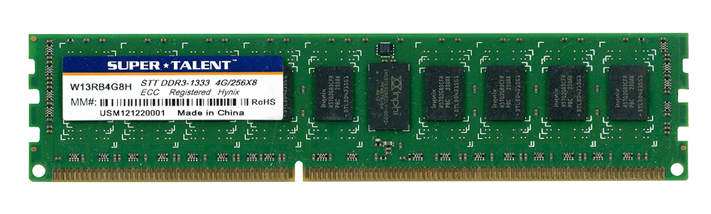 SUPER TALENT W13RB4G8H 4 Go PC3-1333 MHz ECC CL9