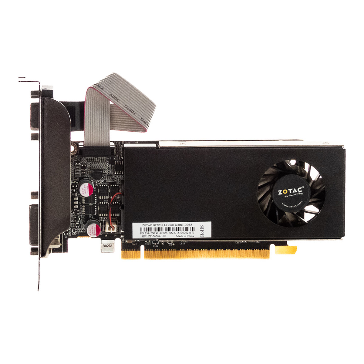ZOTAC NVIDIA GeForce GTX 750 LP 2 Go GDDR5 299-2N291-120ZS PCIe x16