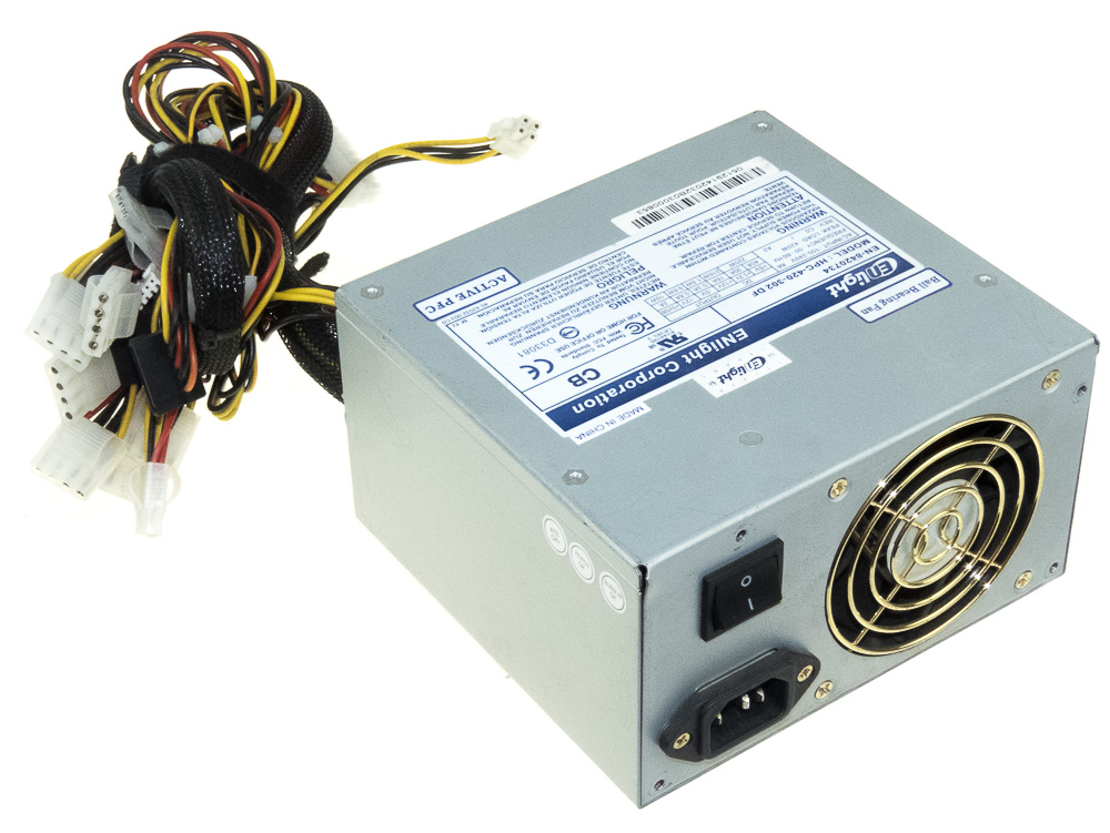 ENLIGHT HPC-420-302 DF 420W ATX 20-PIN MOLEX SATA FDD