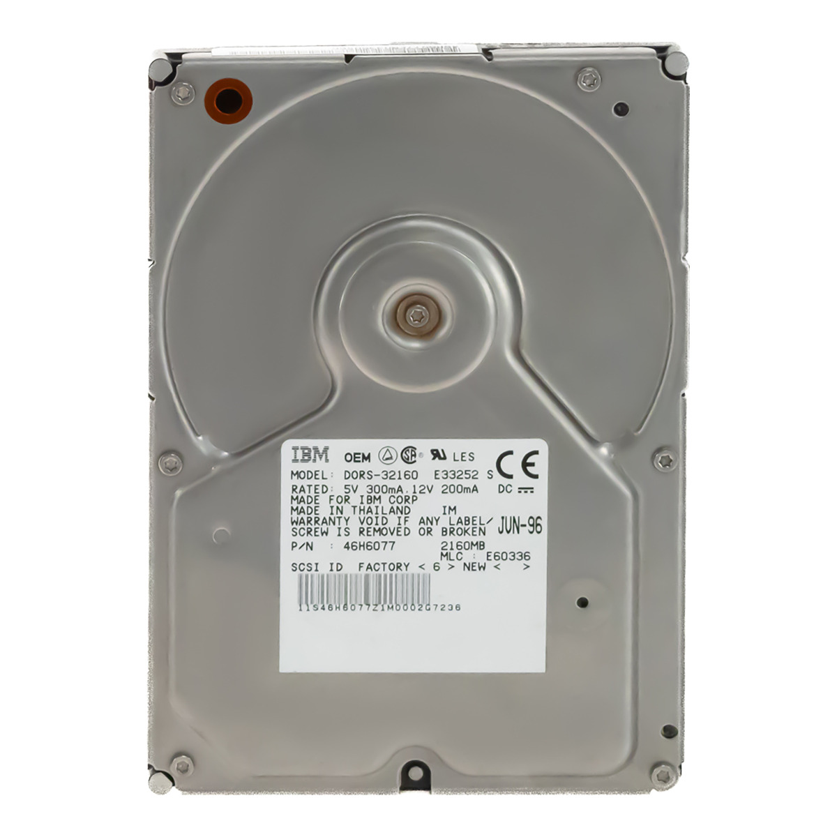 IBM 46H6077 2,1 Go 5,4K SCSI 3,5'' DORS-32160