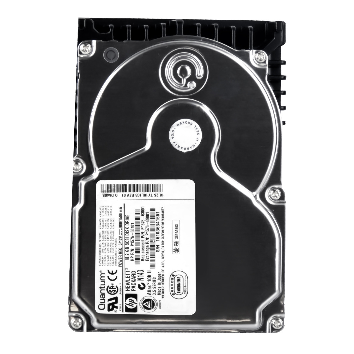 HP P1576-60101 18,2 Go 10 000 tr/min SCSI U160 3,5'' P1576-63001 TY18L103