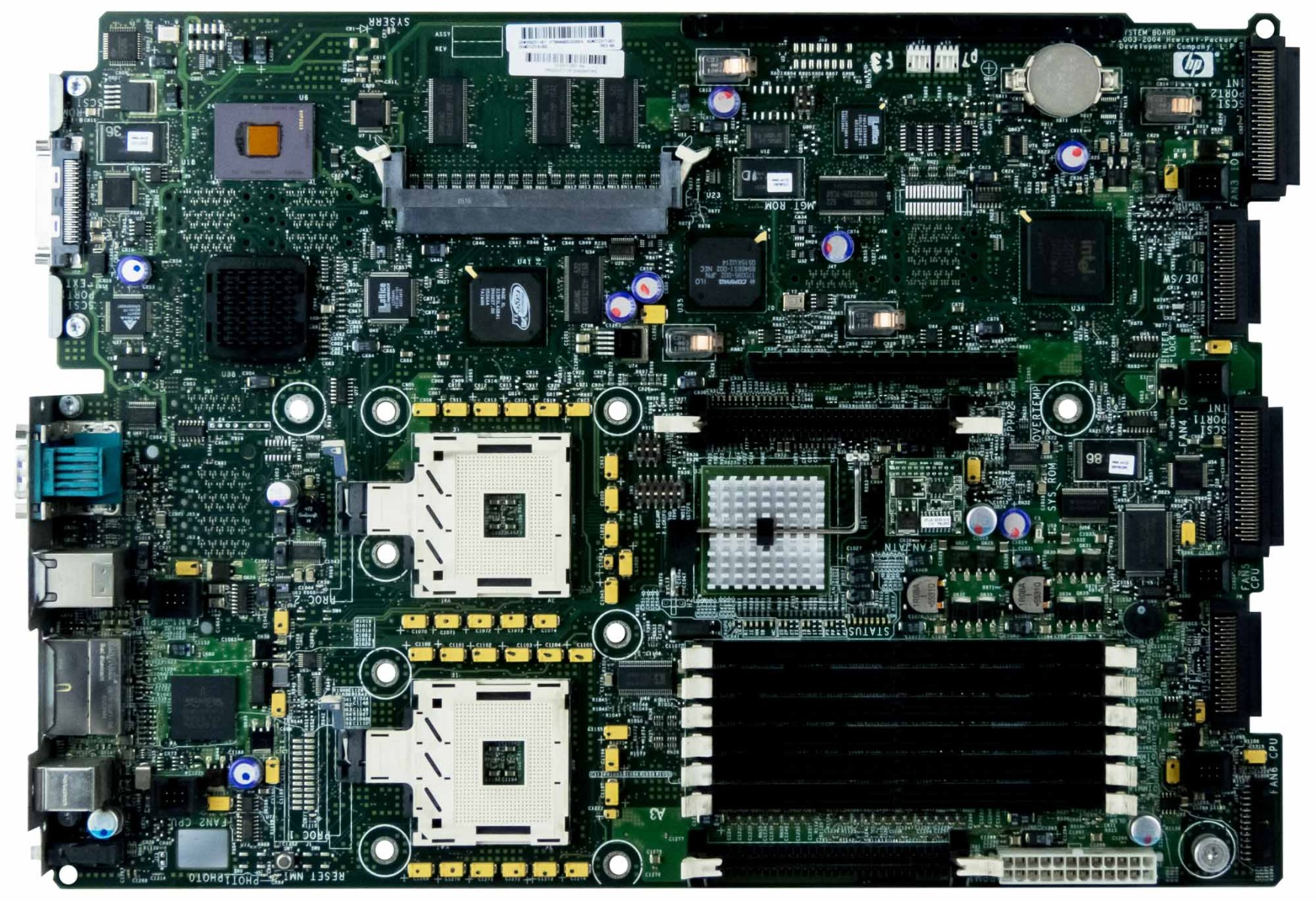 Carte mère HP 359251-001 012317-001 Révision AB Dual Socket 604 DDR2 pour serveur DL380 G4