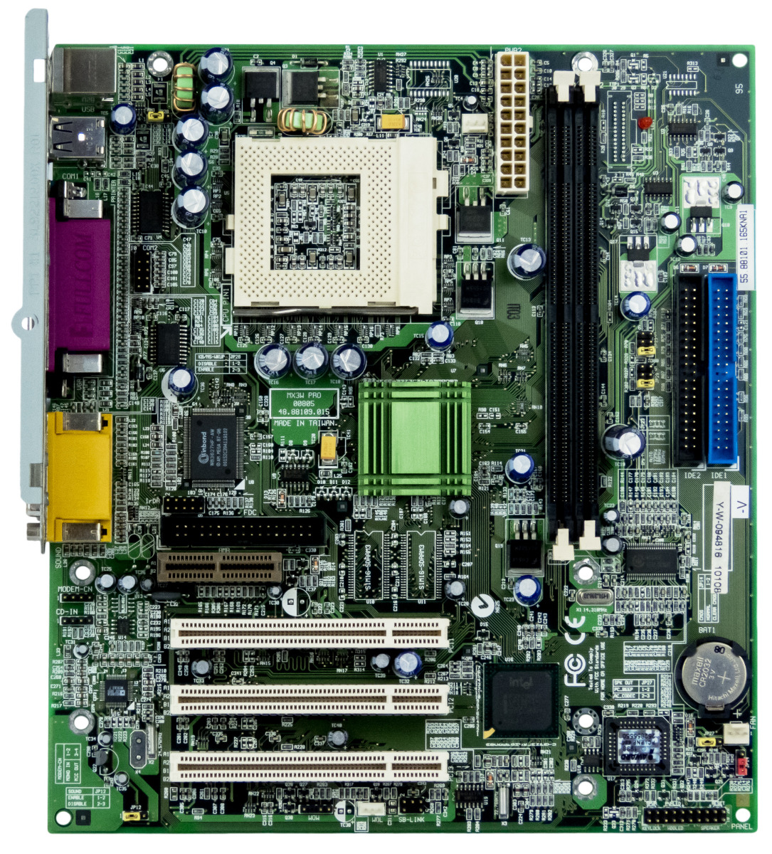 AOPEN MX3W PRO SOCKET 370 SDRAM PCI AMR microATX