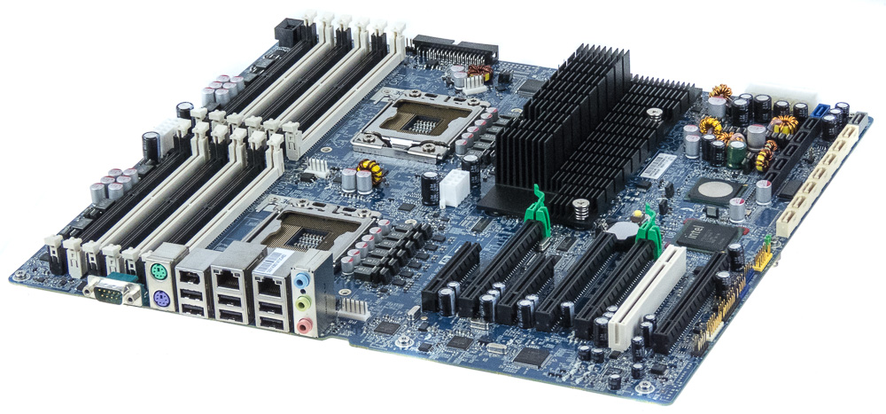 HP 591132-001 CARTE SYSTÈME À 2 SOCKET LGA1366 DDR3 PCIe PCI POUR Z800