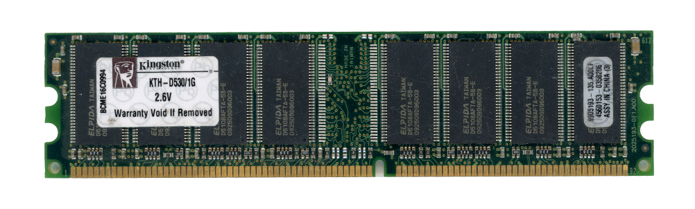 KINGSTON 1 Go DDR PC3200U 400 MHz KTH-D530/1G 9905193-135.A00LF Non-ECC