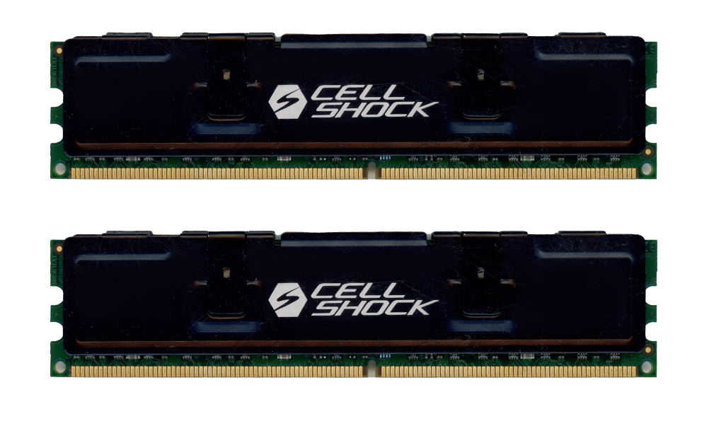 CELLSHOCK 2 Go 2x1 Go DDR2 PC2-6400U 800 MHz CS2221042 Non-ECC