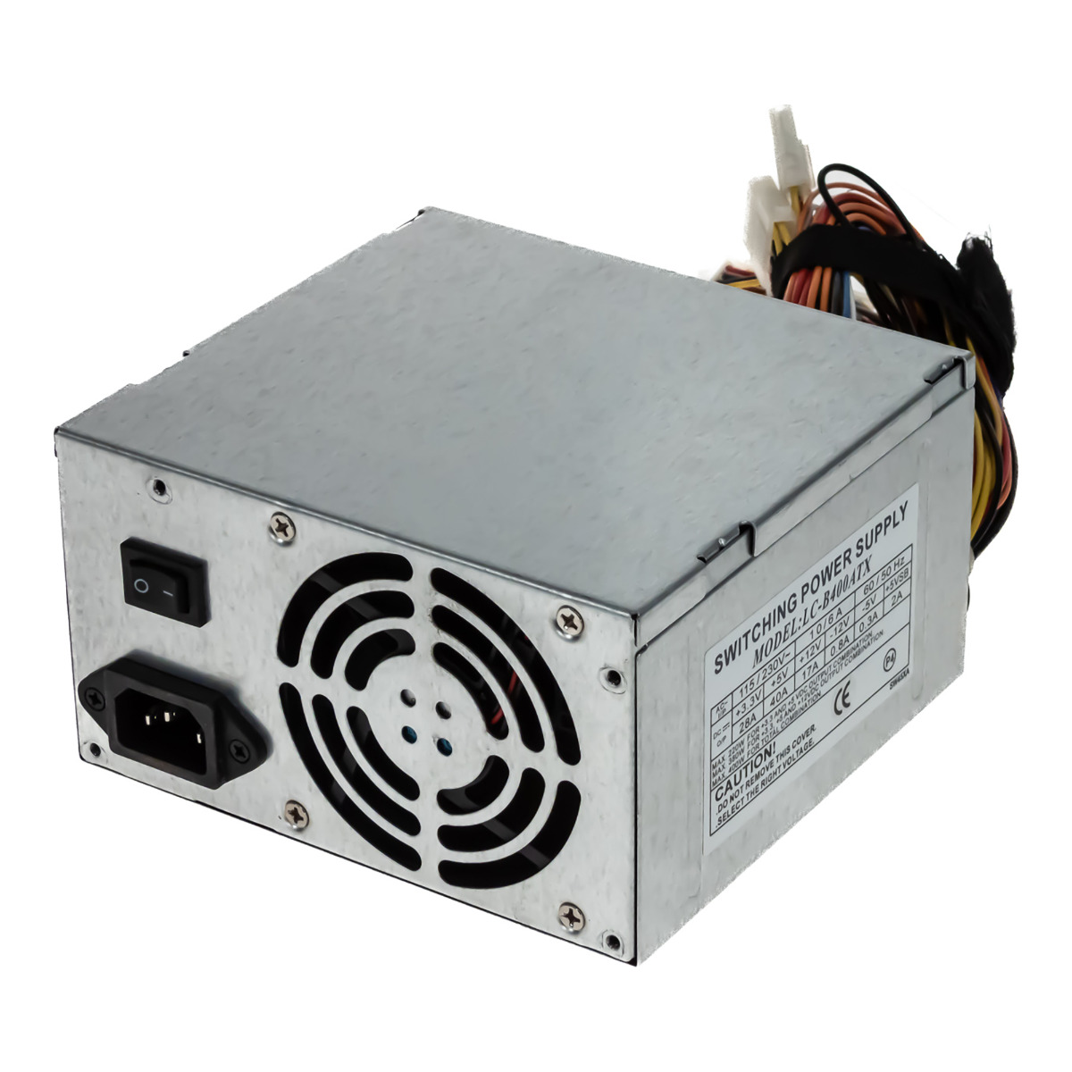 SPS LC-B400ATX 400W Alimentation ATX 20 broches ATX12V MOLEX FDD