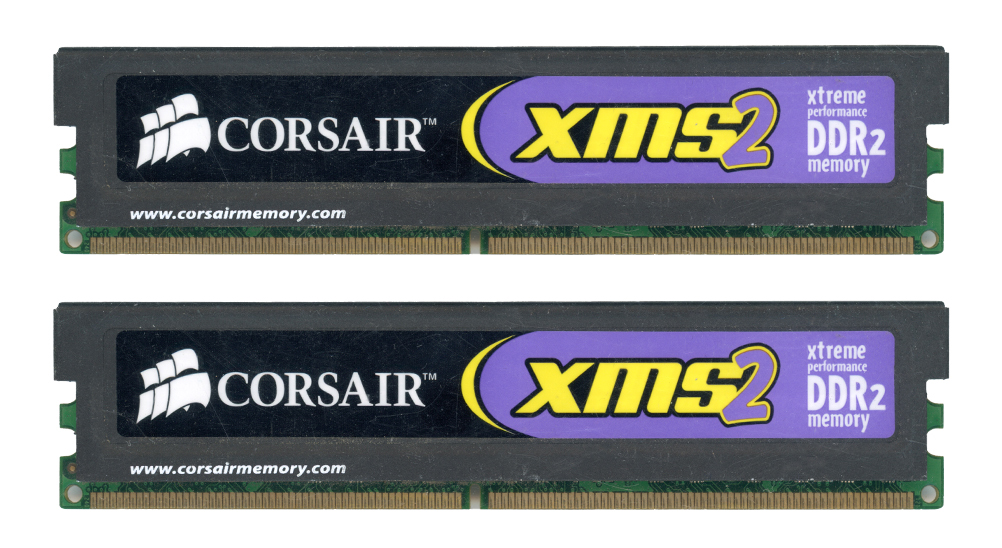 CORSAIR 4 Go 2x2 Go DDR2 PC2-8500 1066 MHz CM2X2048-8500C5 Non-ECC