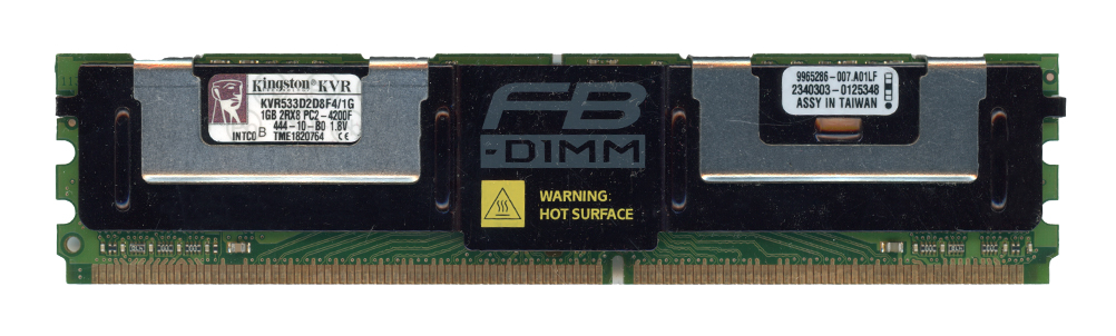 KINGSTON 1 Go DDR2 2Rx8 PC2-4200F 533 MHz KVR533D2D8F4/1G 9965286-007.A01LF ECC FULLY BUFFERED
