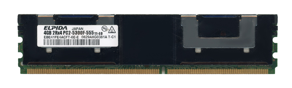 ELPIDA 4 Go DDR2 2Rx4 PC2-5300F 667 MHz EBE41FE4ACFT-6E-E ECC FULLY BUFFERED