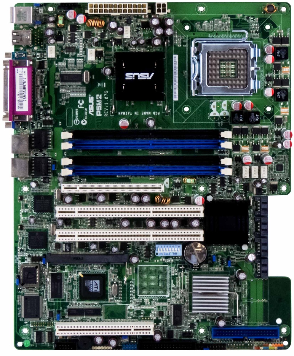 ASUS P5M2 RÉV. 1.07G SOCKET 775 DDR2 PCI PCI-X ATX SYSTEM BOARD
